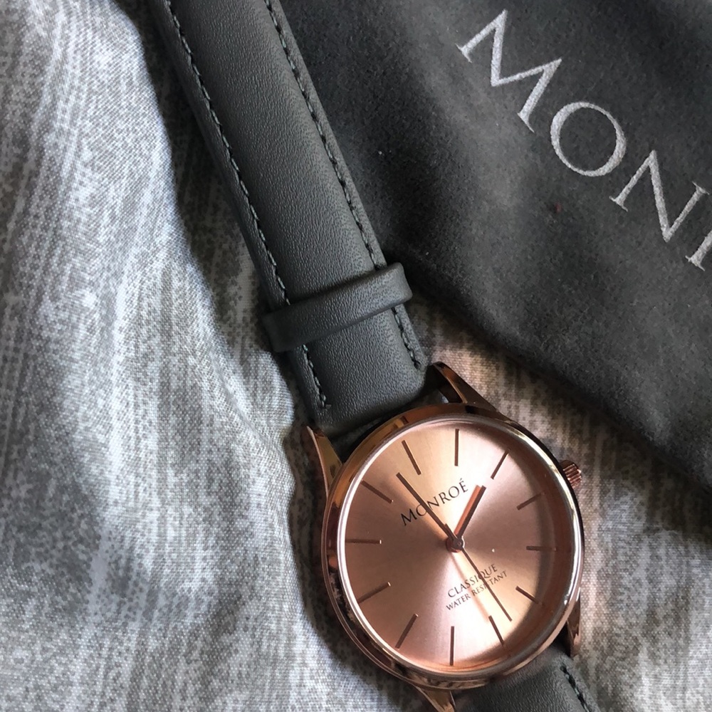 Monroe rose gold NEW watch